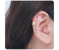 Gold Plated Silky Design Ear Cuff EC-541-GP